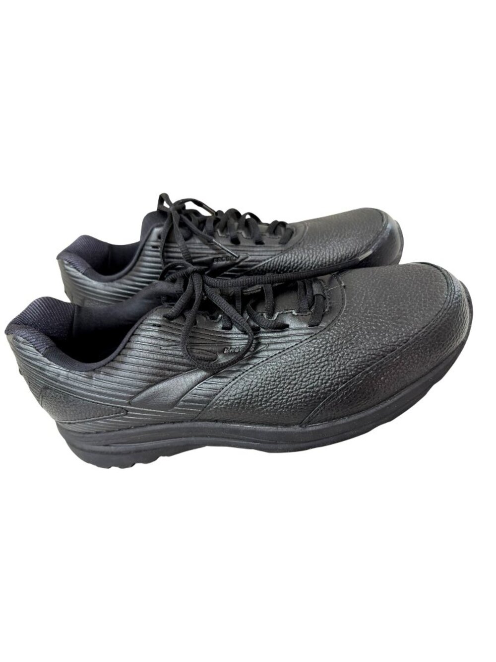 Brooks Addiction Walker 2 Men's Black Leather Walking Shoes Size 13